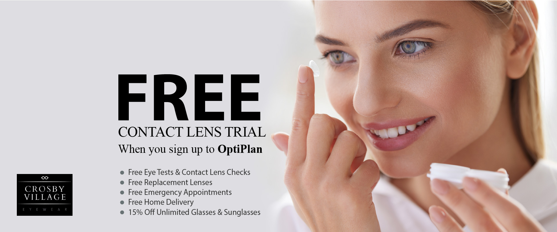 free contact lens trial & fittings page